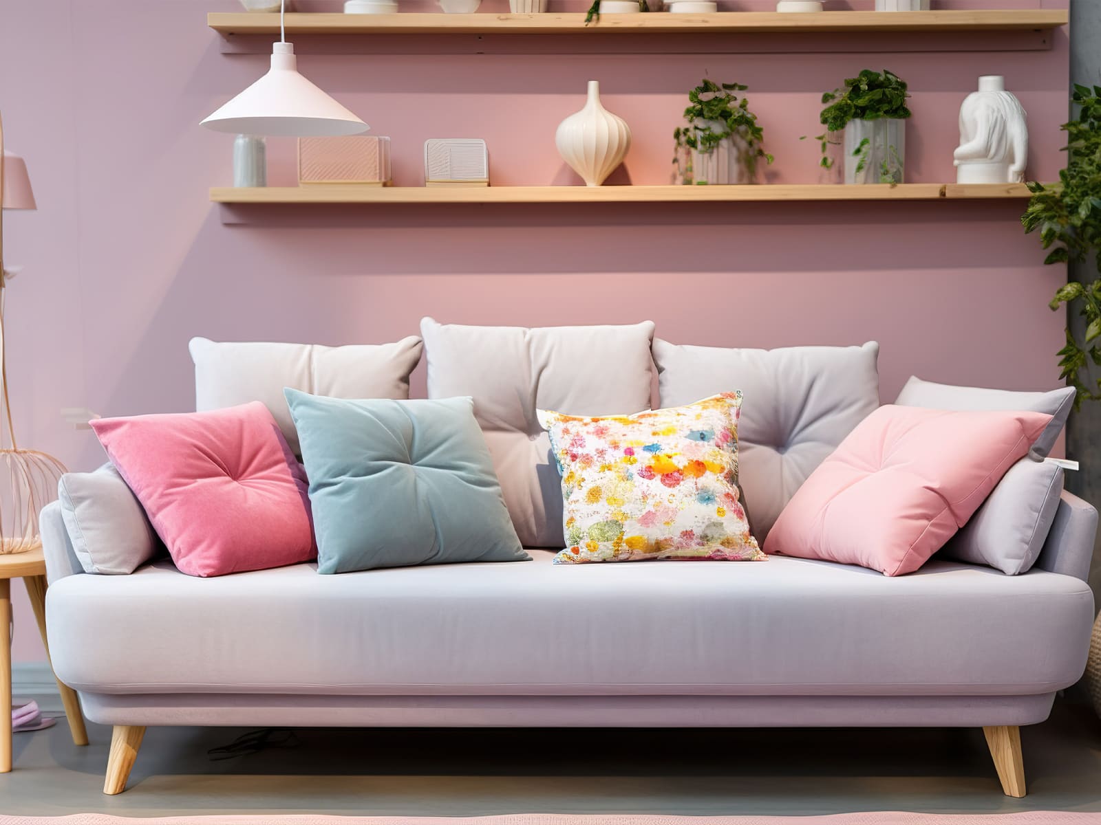 gaya desain sofa yang selaras dengan interior modern