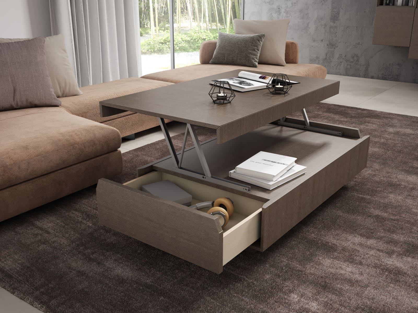 meja kerja multifungsi